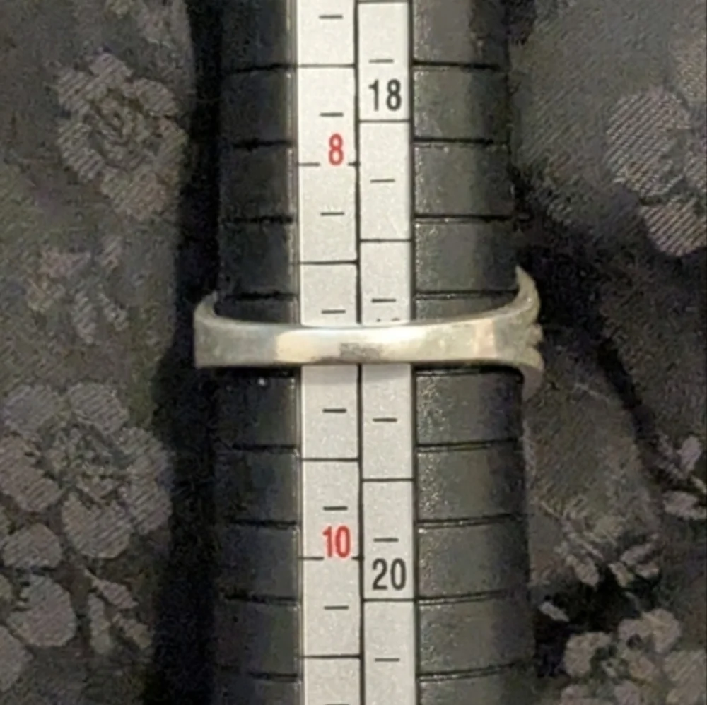 Rare 925 Solid Sterling Silver Colorful Multi Gemstone Ring Size 9 - Picture 6 of 6